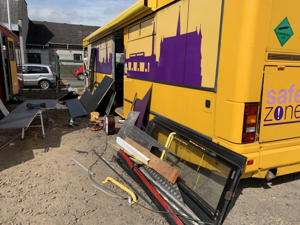 Alexander Decorators Dundee Safe Zone Buses Community Work 2