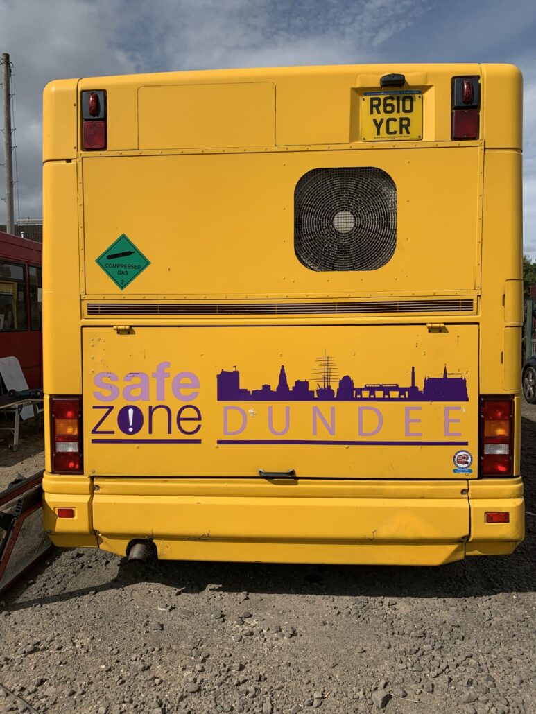 Alexander Decorators Dundee Safe Zone Buses Community Work 6